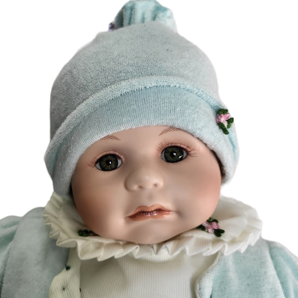 Vintage Goldenvale Collection Porcelain/Cloth Doll 20" Tall